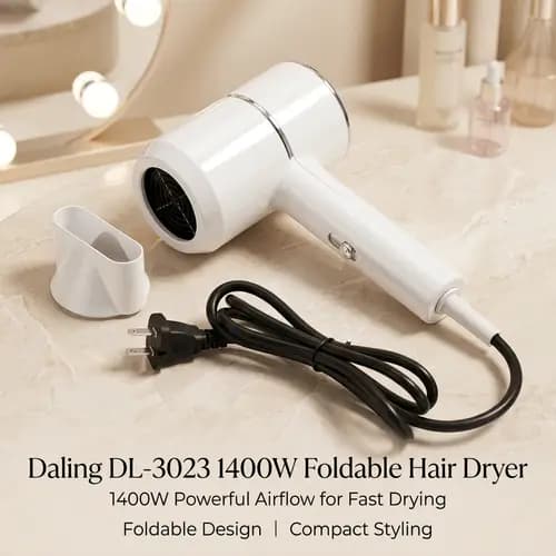 Daling DL-3023 1400W Foldable Hair Dryer