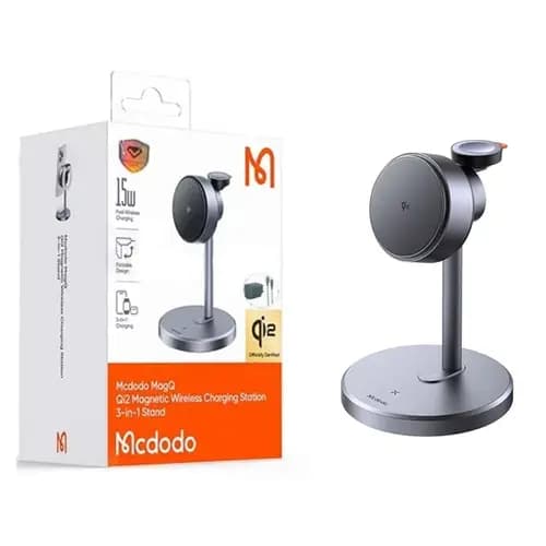 Mcdodo MAGQ Qi2 Magnetic Wireless Charging Station 3 in 1 Stand