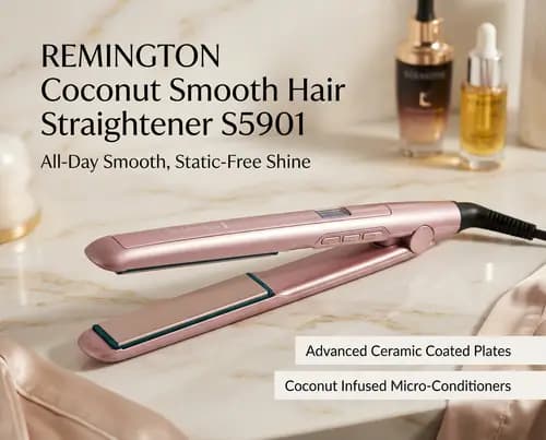 REMINGTON Coconut Smooth Hair Straightener S5901